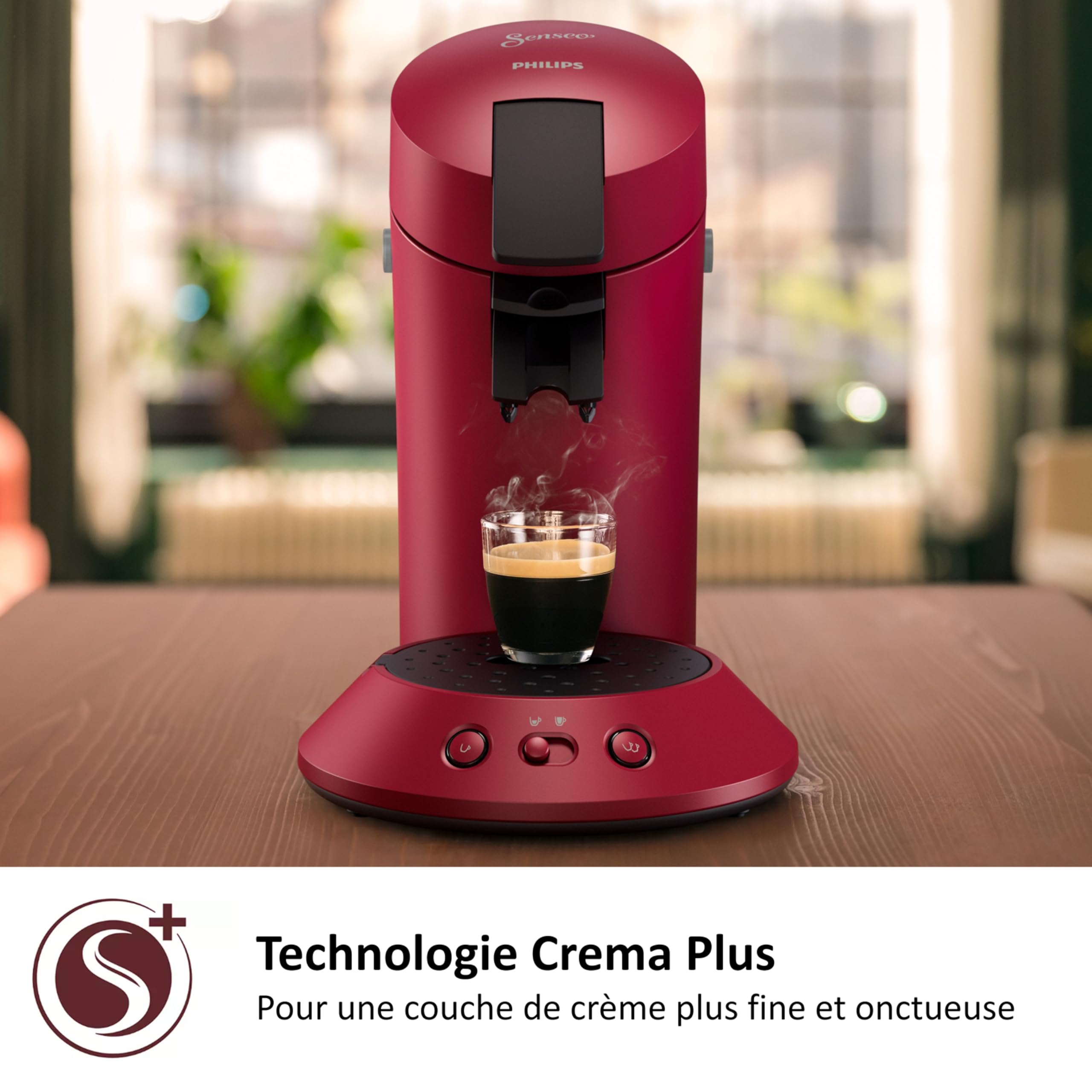 SENSEO Original Plus Rouge CSA210/91 - Lurivo