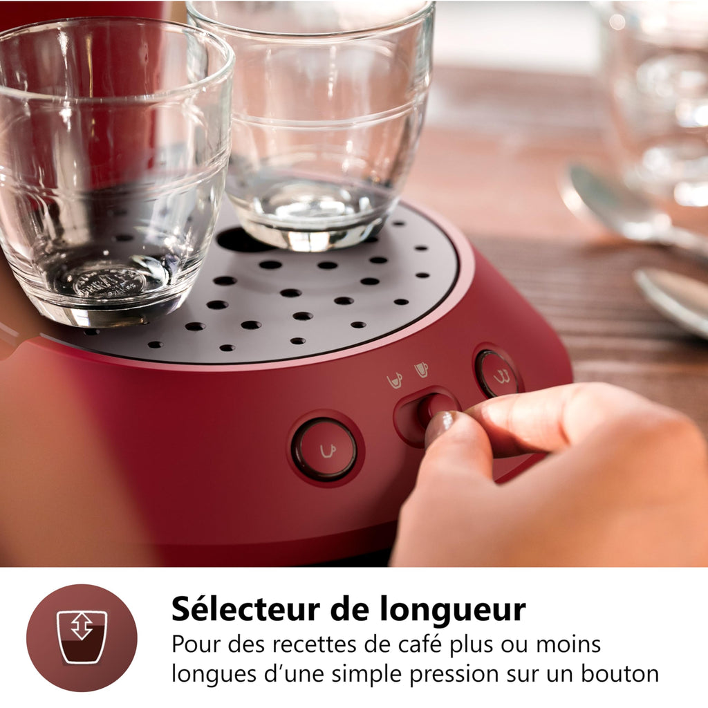 SENSEO Original Plus Rouge CSA210/91 - Lurivo